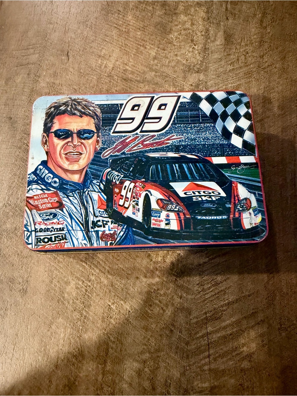 NASCAR #99 Racing Collector Tin - Red & Black